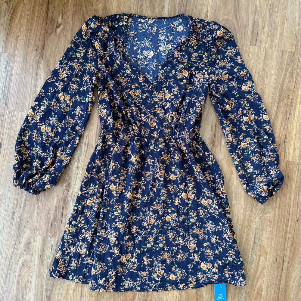 Blue long sleeve dress from CupShe